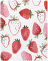Fitted Crib Sheet Watercolor Strawberries Baby Sheets for Standard Crib Toddler Mattress Cover, Soft Microfiber Breathable Mattress Cover,27" x 39...
