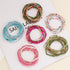 Pingyongchang Boho Colorful Handmade Stackable Bead Bracelets Set Multicolor Seed Layered Stretch Bangle Bracelets Vaction Beach Trendy Jewelry Gi...