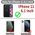 iPhone 11 Wallet Case with Credit Card Holder,Leather Shockproof Protective Phone Cover Supports 360°Rotation Ring Stand and RFID Blocking for App...