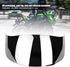 Qiilu Motorcycle Wind Helmet Lens Visor Full Face Fit For AGV K1 K3SV K5(Sliver)...