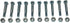 fits Shear Pins and Nuts for Ariens 532005 53200500 510016 51001600 Snow throwers(10 Pack)...