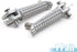 uxcell 1 Pair 7mm Aluminium Alloy Motorcycle Footrest Footpeg Foot Rest Peg Bike Bicycle Cycling Silver Tone for Yamaha...