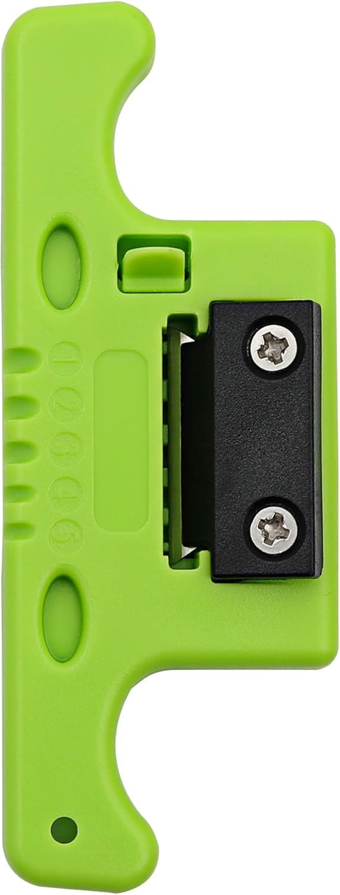 Fiber Optical Cable Stripping Tool Loose Tube Buffer Mid-Span Access Tool 1.9mm~3.3mm Fiber Optic Stripper green 1pcs...
