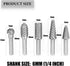 5 PCS Rotary Drill Bit Set Woodworking Rasp Wood Carving Bits 1/4” Shank Power Carving Bits Rotary Burr Set...
