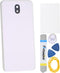 Pearl White Plastic Cover Housing Door Replacement Backs for LG K30 (2019) LM-X320EMW Including Rear Camera Glass Lens Pre-Install Adhesive and In...
