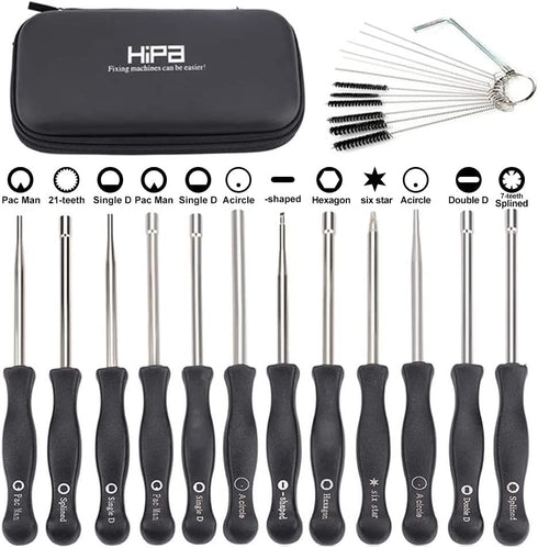 Hipa Pack-of-12 Carburetor Adjustment Tool Carburator Adjusting Kit for 2-Cycle Small Engine for Poulan Husqvarna STHIL ECHO Trimmer Weedeater Cha...