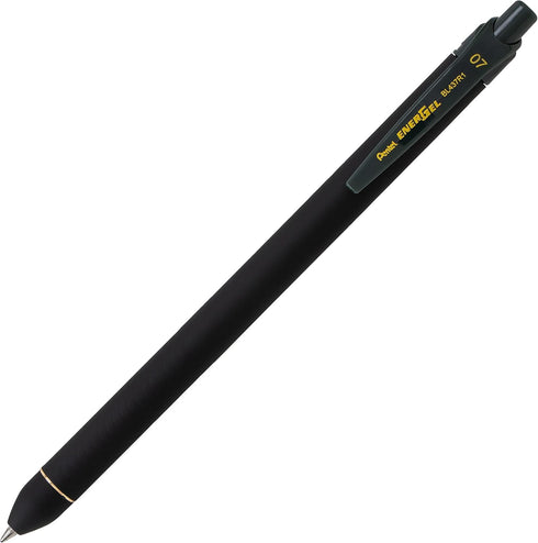 Pentel EnerGel Kuro Liquid Gel Pen, (0.7mm) Medium line, Black Ink, 5 Pack...