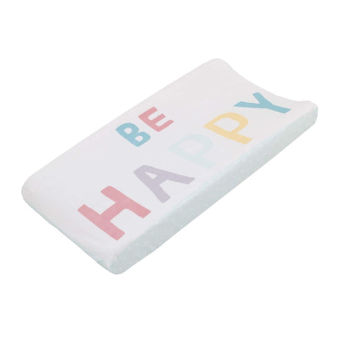 Little Love by NoJo "Be Happy" Multi Color Polka Dots 2 Piece Super Soft Changing Pad Covers...