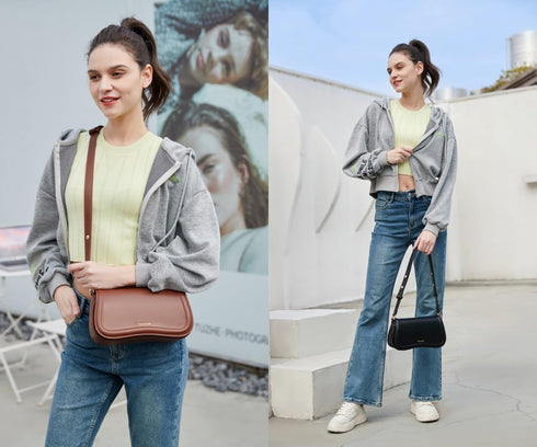 Small Joy Shoulder Bag for women Crossbody Purse Vegan Waterproof Leather Handbag Clutch Hobo Designer Bags...