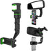 360° Car Rearview Mirror Mount Stand Holder for Cell Phone and Gps, 2023 New Universal Adjustable Phone Holder, Can Be Fixed and Adjusted Automobi...