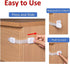 Generic Child Safety Cabinet Strap Locks - Adjustable for Closets Drawers Appliances Fridge Oven Dishwasher Toilet Windows Doors, Adhesive Pads Ea...