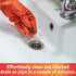 48" Flexible Long Sink Drain Tool, AC Drain Line Cleaner Tool, Remove AC Clogging, Sink Clog Remover Cleaner Brush, Flexible Unclogger for Cleanin...