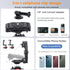 Koolehaoda Mini Tripod Stand, 3 in 1 Flexible Tripod for iPhone Camera, Octopus Tripod with 1/4'' Screw Hidden Phone Holder & Cold Shoe for GoPro ...