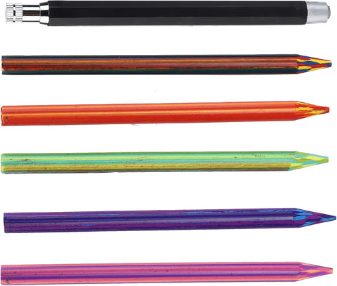 Color Mechanical Pencils, 5.6mm Mechanical Pencil Set with Rainbow Colored Refills...