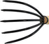 KAKURI Japanese Hand Cultivator Garden Tool, Heavy Duty Japanese Hand Forged Carbon Steel, Small Hand Rake for Weeding, Digging, Cultivating, Leaf...