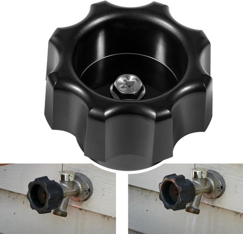 Bonbo Replacement for 630-7965 Wall Hydrant Handle Kit, for 300/400/500 Series Mansfield Wall Hydrant, Wheel Shaped Handle...