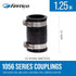 Fernco 1056-125 1-1/4-in. Flexible PVC Pipe Coupling for Cast Iron and Plastic Plumbing Connections, 2-Pack...
