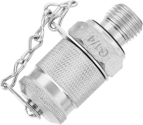 Walfront G1/4-M16x2 Hydraulic Test Adapter Hose Fitting Adapter Hydraulic Test High Pressure Measuring Point Coupling for Testing, Pneumatic Auxil...