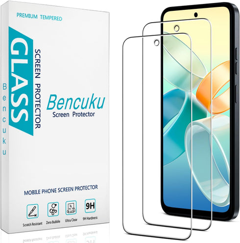 (2 Pack) Screen Protector Designed for Motorola Moto G Power 5G (2024) Tempered Glass, Anti Scratch, Bubble Free, Case Friendly......