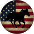 Patriotic Distressed American Flag Black Horse PopSockets Adhesive PopGrip...