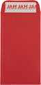 JAM PAPER #5.5 Coin Business Envelopes with Peel and Seal Closure - 3 1/8 x 5 1/2 - Red - 25/Pack...