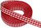 Gingham Ribbon Plaid Ribbon for Gift Wrapping Party Wedding Christmas Decoration (Red,3/8" (10mm) x 5 Yards)...