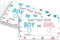 Gender Reveal Party Voting Cards, Baby Shower Game, 50 Cards, Pink and Blue, 3.5 x 2 Inches...