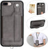 TOOVREN Upgraded iPhone 7 Plus Case, iPhone 8 Plus Wallet Case, Necklace Lanyard Case with Kickstand Card Holder, Ajust Detachable Anti-Lost Lanya...