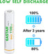 Rechargeable AAA Batteries - 1.2V Ni-MH Triple A Battery with High Capacity 1100mAh, Low Self Discharge, 1000 Cycles Rechargeable 3A Battery for N...