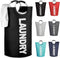 W·Z Geanmoki 82L Large Laundry Basket, Collapsible Fabric Laundry Hamper, Foldable Clothes Bag, Folding Washing Bin (Black)...