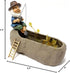 Fairy Garden Fishing Gnome Statues Miniature Dwarf Elf Figurines Outdoor Landscape Ornaments for Yard Lawn Pond Pool Riverside Decoration...