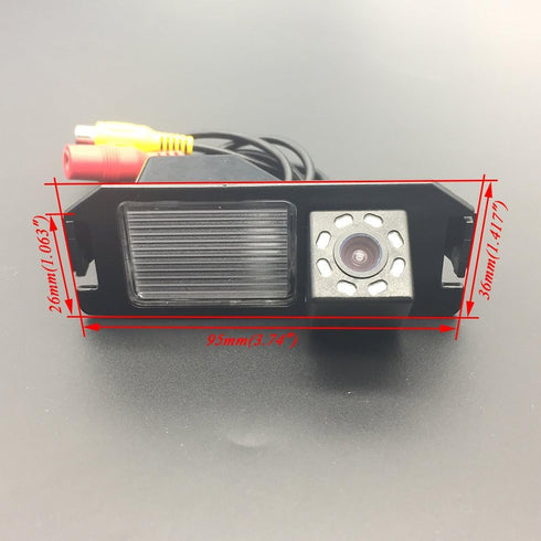 LEDs Car Rear View Camera for Hyundai Elantra Touring/Hyundai i30 / Hyundai Coupe S3/Tuscani/Tiburon Hyundai Genesis & HD CCD Night Vision Waterpr...