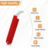 Vinyl Siding Removal Tool Fits for Reattach Siding Repair, Steel Blade Siding Zip Tool Extra Long Non-Slip Grip Handle?Red?...