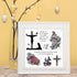 Hying Easter Religion Clear Stamps for Card Making and Photo Album Decorations, Jesus Cross Silicone Stamps Blessing Words Transparent Rubber Stam...