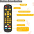 Baby TV Remote Control Toy with Light and Sounds, Kids Musical Early Education Learning Realistic Toddler Remote Toys for Preschool Infant Toddler...