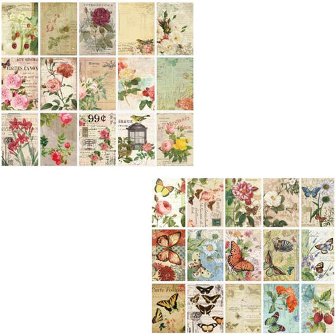 150pcs Scrapbooking Paper,Old Book Page Music Notes Background Material Paper for DIY Decoupage Junk Journal Scrapbooks Supplies...