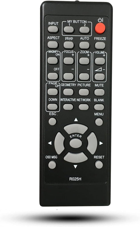 Replacement Remote Control R025H for Hitachi LCD Projector CP-WX8255 CP-WX8240 CP-X8160 CP-X8150 CP-SX8350 CP-WU8450 CP-WU8440 CP-X8160 CP-WU8450 ...