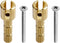970-0770 Stem Adapter with Screw, for Faucet, Plumbing Equipment Replacement, Brass- 2 Pcs...