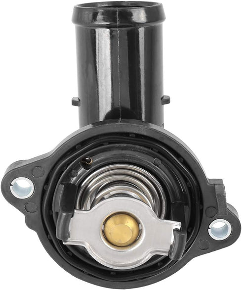 X AUTOHAUX Car Auto Thermostat Housing 5184977AE 5184977AD for Dodge Charger 2011-2018...