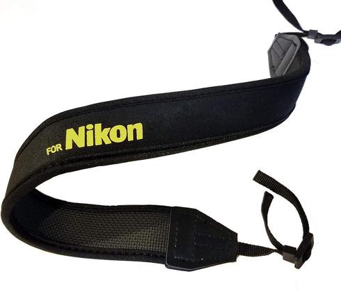 Fotasy Professional Neoprene Neck Strap for Nikkor Cameras, Camera Neck Strap Compatible with Nikon D5 D4 D3 DS850 D810 D800 D750 D7500 D7300 D720...