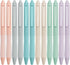 Linbsunne Ballpoint Pens Medium Point 1mm Black Pen with Super Soft Grip Ball Point Pen for Men Women Retractable Pens (12-pack)...