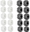 10Pcs Silica Gel Soft Laundry Ball Reusable,Washing Machine Special Reduces Clothing Wrinkles decontamination Anti-Winding Knotting,No Damage to C...