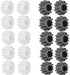 10Pcs Silica Gel Soft Laundry Ball Reusable,Washing Machine Special Reduces Clothing Wrinkles decontamination Anti-Winding Knotting,No Damage to C...