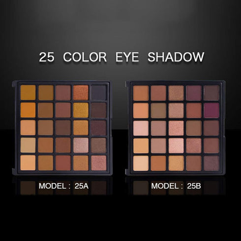 Nude Neutral Eyeshadow Palette, Matte and Shimmer Eye Shadows Long Lasting Blendable Eyeshadow with Makeup Brushes Set Warm Brown Waterproof High ...