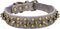 Mushrooms Spiked Rivet Studded Adjustable Pu Leather Pet Collars for Cats Puppy Dogs (12"-14.5" Neck, A Grey)...