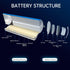 3.7V Lithium Battery 4500mAh-16.65Wh Rechargeable Battery Pack 1S1P Lithium Ion Batteries with PH2.0mm Connector for DIY Electronics Products, Toy...