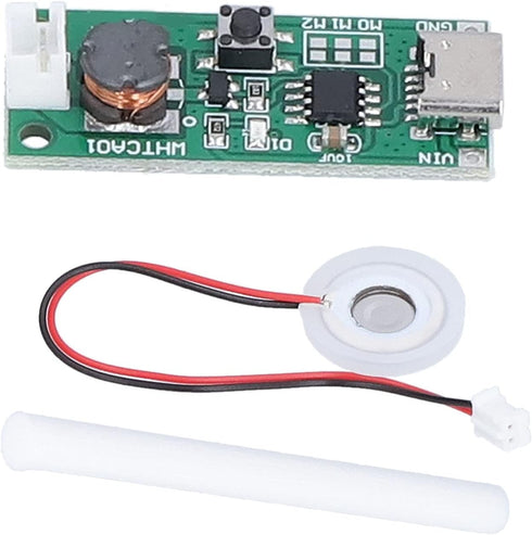 Ultrasonic Mist Maker Humidifier, 5V Atomization Disc 108KHz Mist Atomizer DIY Humidifier with PCB, DIY Mist Atomizer USB Board Ultrasonic Atomiza...