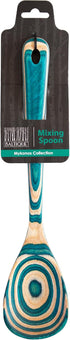Baltique Mykonos Collection 12-1/2" Wooden Cooking Spoon, Safe for Nonstick...