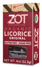 ZOT 100% Organic Licorice, Original, 0.4 Ounce (Pack of 6), Dark Brown, Black, (KKPPOA25607)...