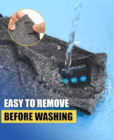 Sleeping Headphones Bluet00th Headband, Sleeping Headphones Wireless Bluet00th, Long Time Play Sleeping Headsets with Built in Speakers Perfect fo...